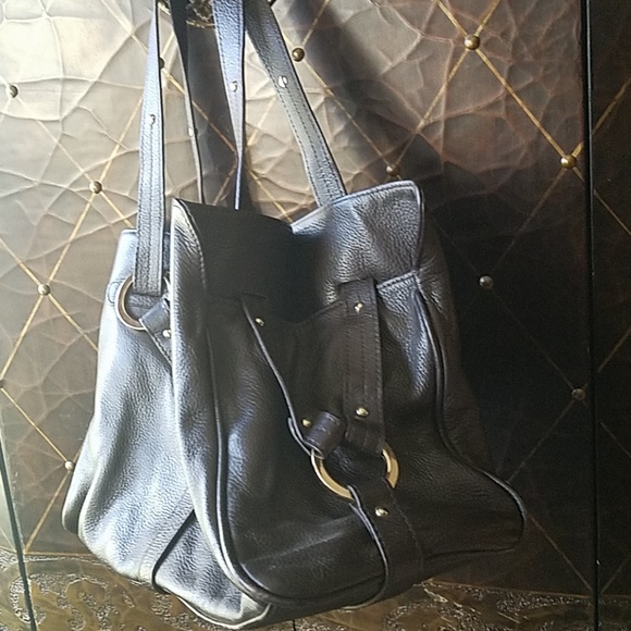 Jimmy Choo brown leather shoulder bag(os) - Picture 3 of 5